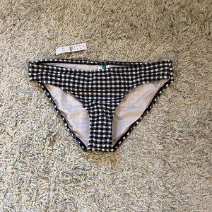 J. Crew Gingham Bikini Bottom